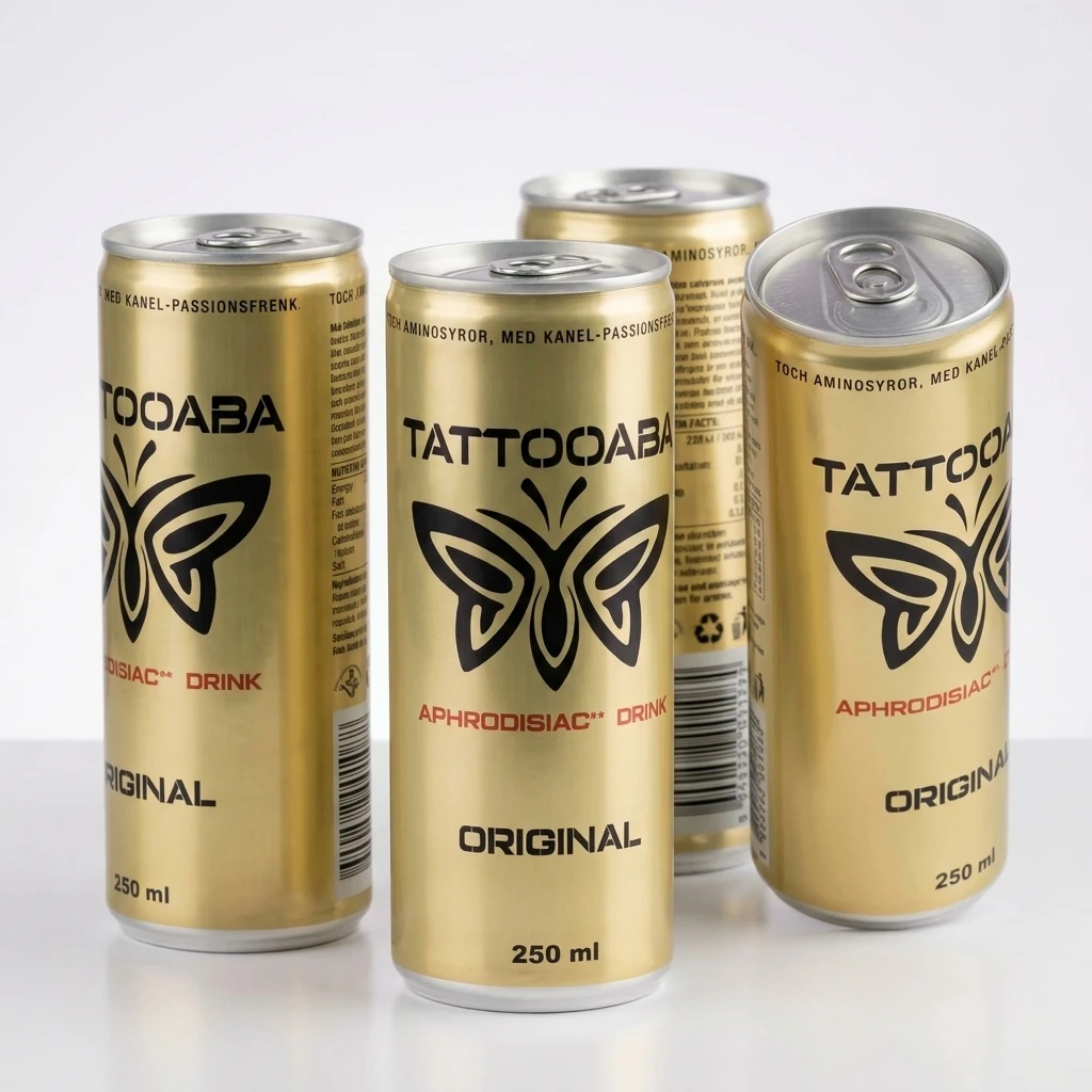 Tattooaba Original gold cans from several angles